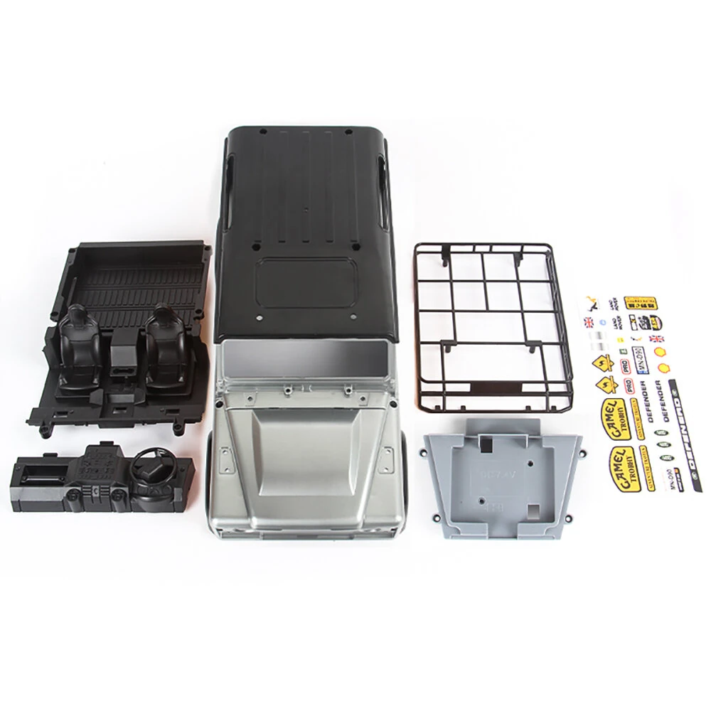 MNRC MN99S KIT 1/12 4WD RC Car DIY Unassembled for Land Rover Rock Crawler LED Light Climbing Off-Road Truck Vehicles Models Toy - Image 9