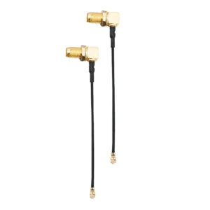RadioMaster GX12 DIY 90 Degree RP-SMA Adapter Cable Compatible with GX12 Dual-Band Gemini-X Radio Transmitter