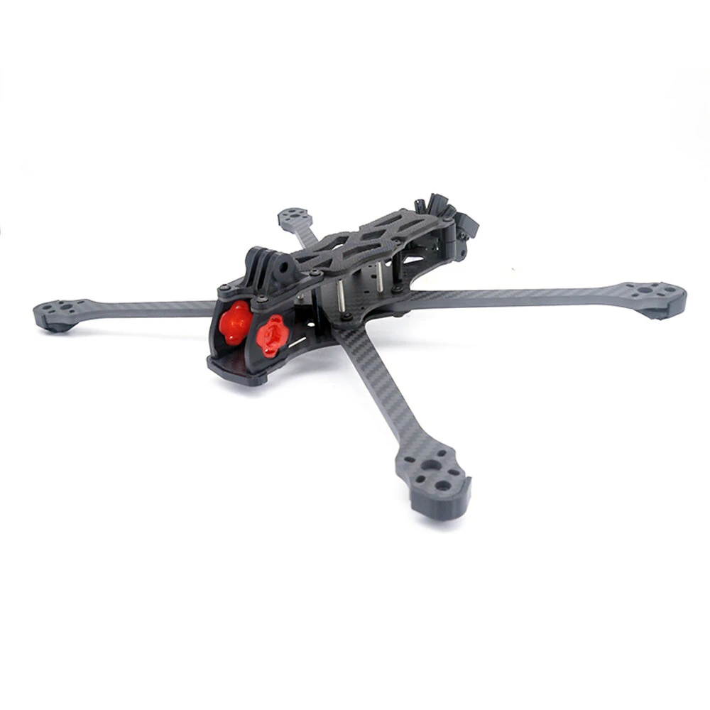 TEOSAW APEX EVO X5/ X5 MAX 5 Inch / X6 /X6 MAX 6 Inch / X7/ X7 MAX 7 Inch X Frame Kit Compatible with DJI O4 Pro FPV Racing Drones - Image 6