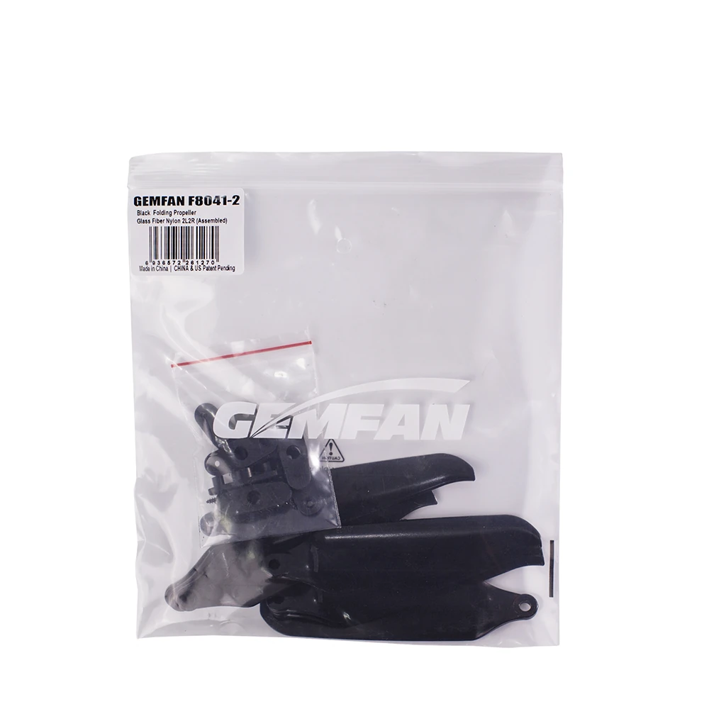 2 Pairs Gemfan 8041F 8041 8inch 3-Blade / 2-Blade Foldable Propeller Glass Fiber Nylon 5mm Hole for Long Range FPV Racing Drone - Image 9