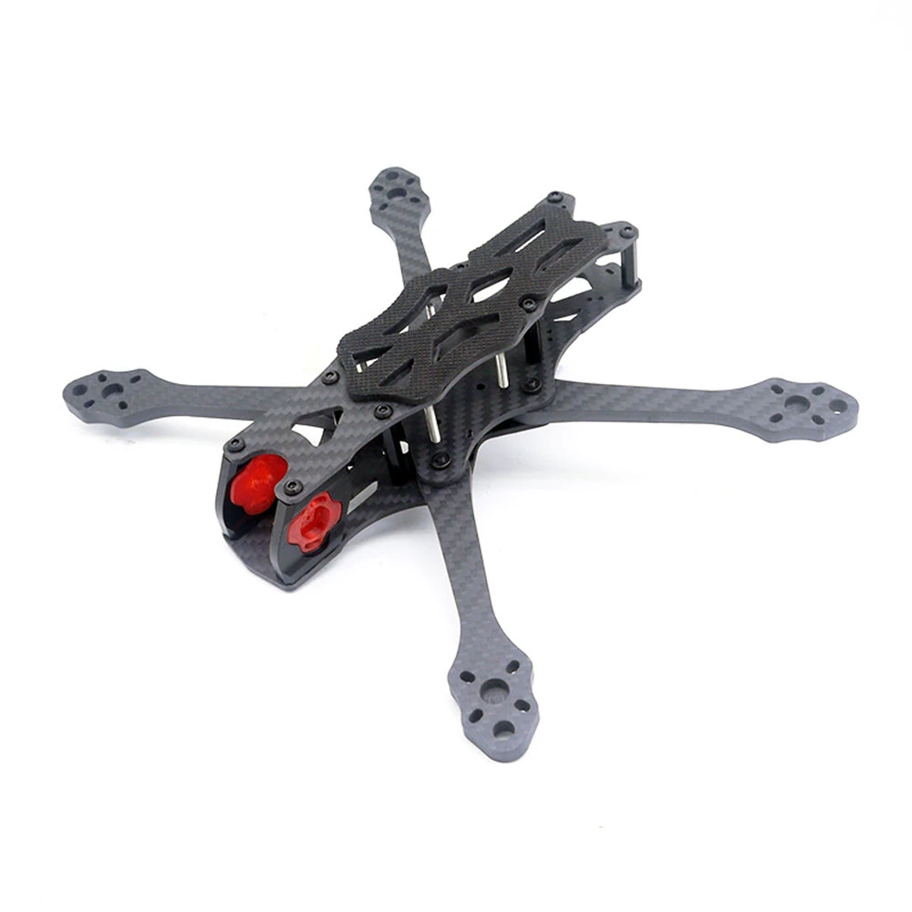 TEOSAW APEX EVO X5/ X5 MAX 5 Inch / X6 /X6 MAX 6 Inch / X7/ X7 MAX 7 Inch X Frame Kit Compatible with DJI O4 Pro FPV Racing Drones - Image 3