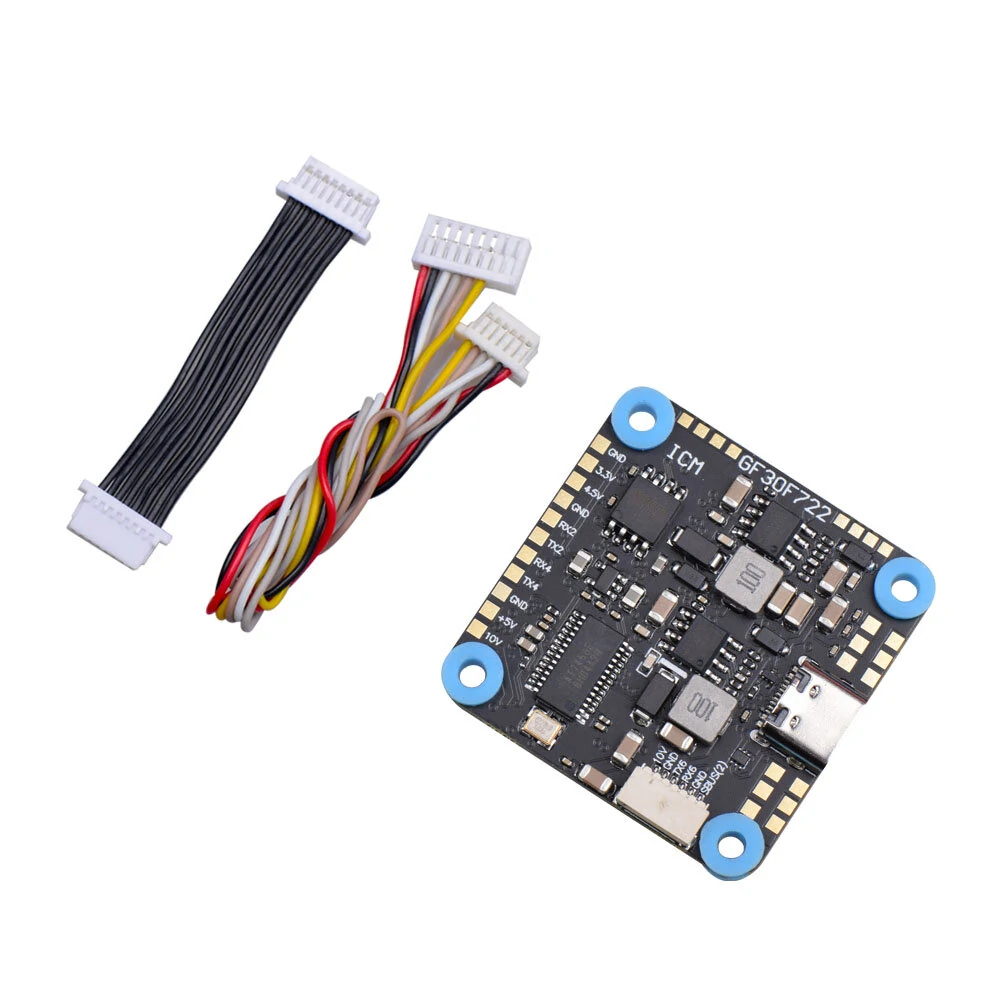 30X30mm JHEMCU GF30F722-ICM F722 Baro OSD 5V 10V Dual BEC Flight Controller 3-8S for FPV Freestyle HD RC Drone