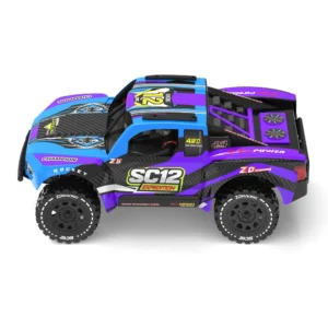 ZD Racing SC12 RTR 1/12 2.4G 4WD 75km/h 3S Brushless RC Car Off-Road Short Course Truck Aluminum Alloy Chassis LED Light Metal Oil Filled Shocks Diffs Drive Shaft Vehicles Models Toys