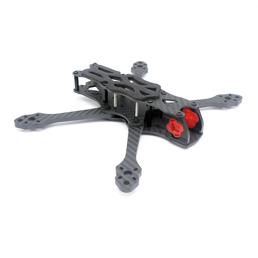 TEOSAW APEX EVO X5/ X5 MAX 5 Inch / X6 /X6 MAX 6 Inch / X7/ X7 MAX 7 Inch X Frame Kit Compatible with DJI O4 Pro FPV Racing Drones - Image 2