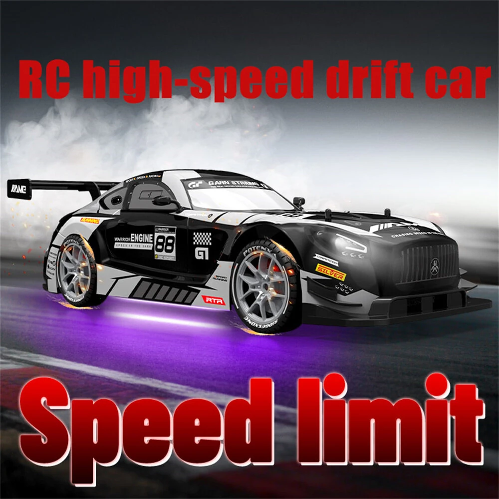 XJRC XJ-1997 RTR 1/16 2.4G 4WD Drift RC Car Mini Racing LED Light Remote Control High-Speed Motor On-Road Race Vehicle Model Boys Gifts Toys - Image 9