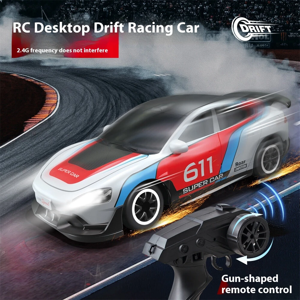 664999 RTR 1/64 2.4G 4WD Drift RC Car Mini Racing LED Light Remote Control High Speed On-Road Vehicles Models Boys Gifts Toys - Image 5
