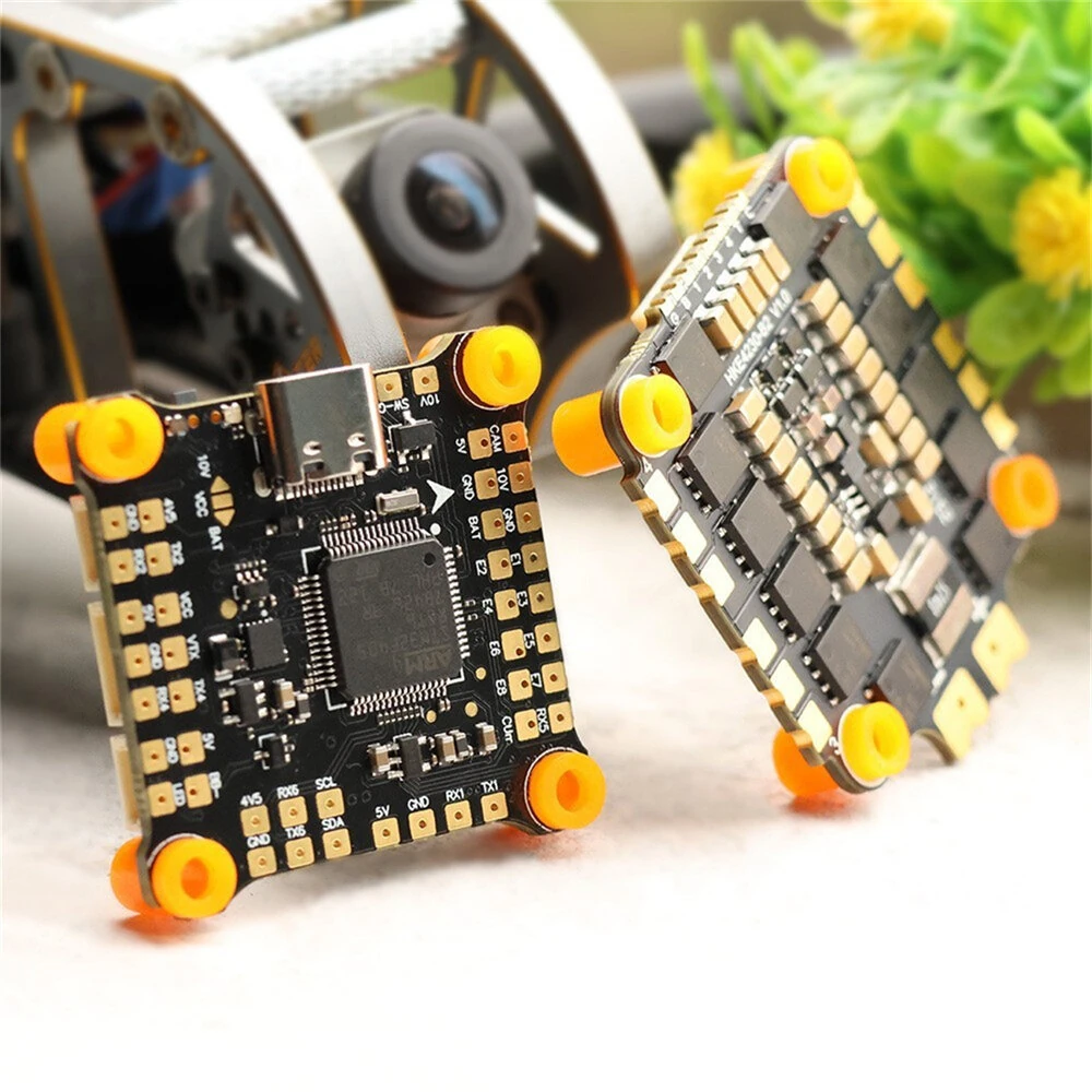 30.530.5mm HAKRC F4530 V2 2-6S Flight Controller 4320 BLHeli 32 65A 4in1 ESC Stack for DIY RC FPV Racing Drones - Image 3