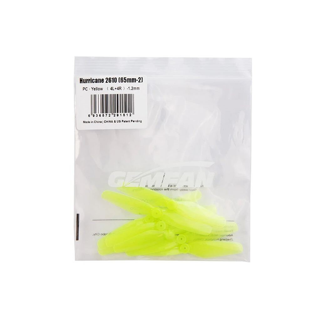 4 Pairs Gemfan 2610 2.6 Inch 2 Blades Propeller 1.2mm / 1.5mm Shaft Hole for 120mm Freestyle RC FPV Racing Drones - Image 7