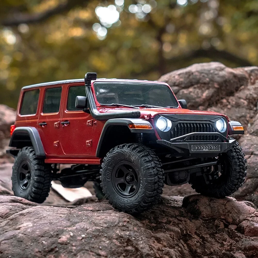 FMS 11804 EazyRC Thunder Storm RTR 1/18 2.4G 4WD RC Car 4x4 Off Road Climbing Truck Rock Crawler LED Lights Mini Simulation Vehicle Electric Remote Control Model Kids Adult Toys - Image 3