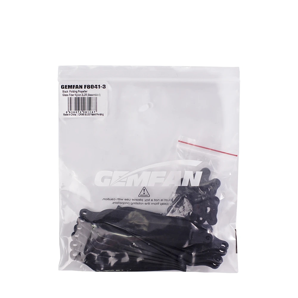 2 Pairs Gemfan 8041F 8041 8inch 3-Blade / 2-Blade Foldable Propeller Glass Fiber Nylon 5mm Hole for Long Range FPV Racing Drone - Image 4