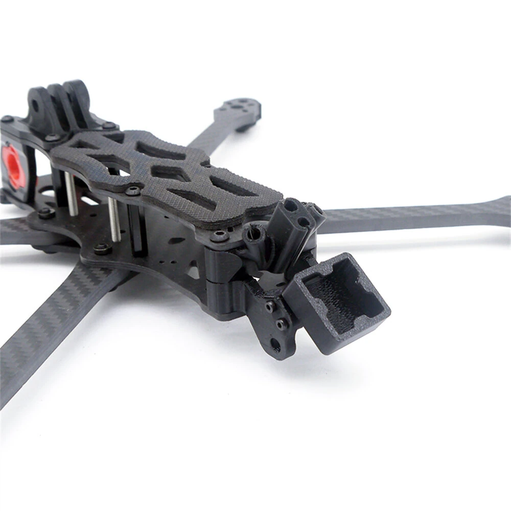 TEOSAW APEX EVO X5/ X5 MAX 5 Inch / X6 /X6 MAX 6 Inch / X7/ X7 MAX 7 Inch X Frame Kit Compatible with DJI O4 Pro FPV Racing Drones - Image 9