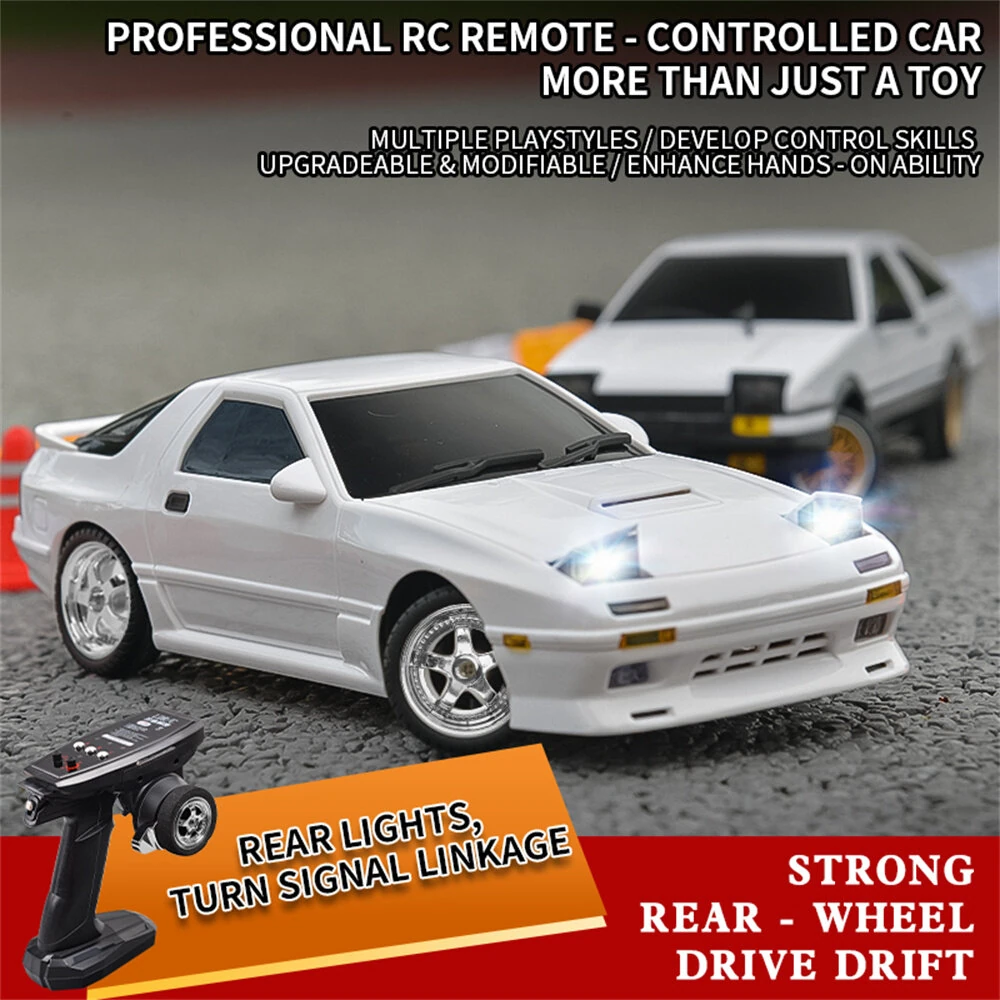 LDRC 1802 RTR 1/18 2.4G RWD RC Car FC Racing Drift Gyro On-Road Full Proportional Vehicles Models Toys - Image 5