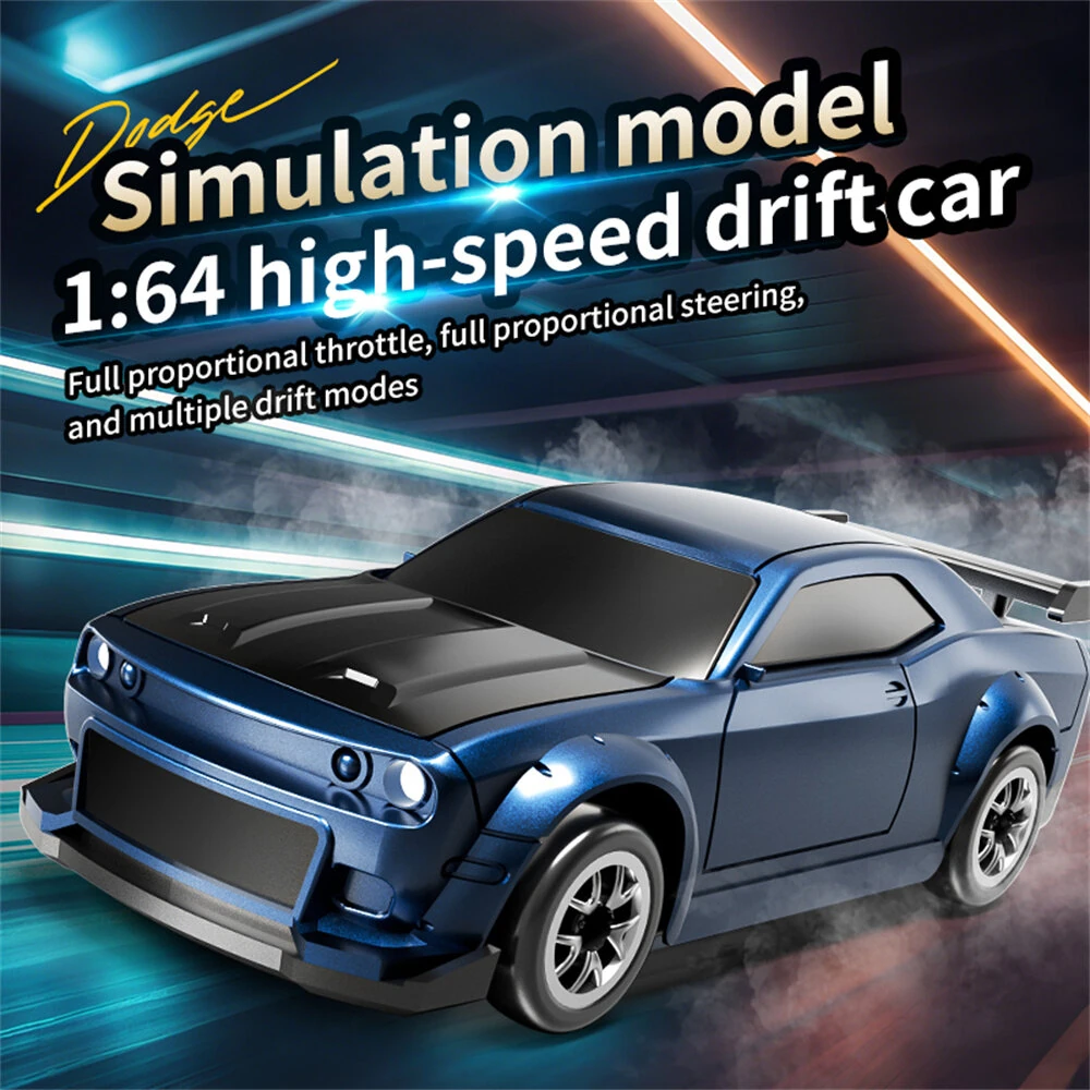 XCL-165 1/64 2.4G 4WD Drift RC Car Mini Racing LED Light Full Proportional Remote Control High Speed On-Road Racing Vehicle Model Boys Gifts Toys - Image 7