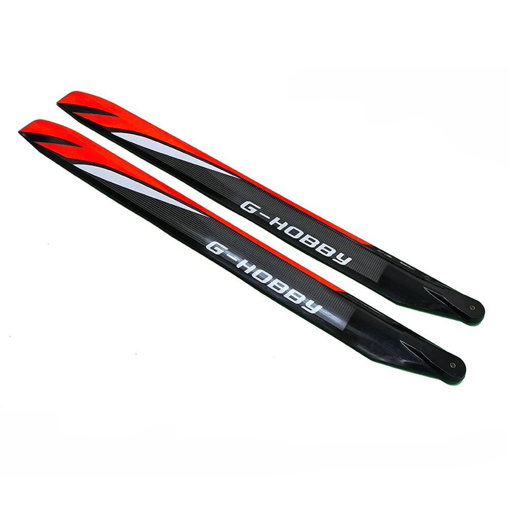 1 Pair G-HOBBY 690mm / 700mm Carbon Fiber Main Rotor Blade Spare Parts for Trex 700 SAB700 X7 RC Helicopter - Image 2