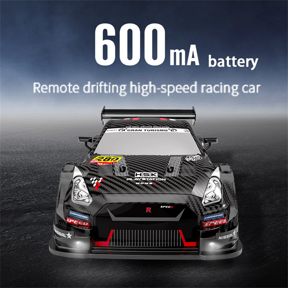 XJRC XJ-1996 RTR 1/16 2.4G 4WD Drift RC Car Mini Racing LED Light Remote Control High-Speed Motor On-Road Race Vehicle Model Boys Gifts Toys - Image 3