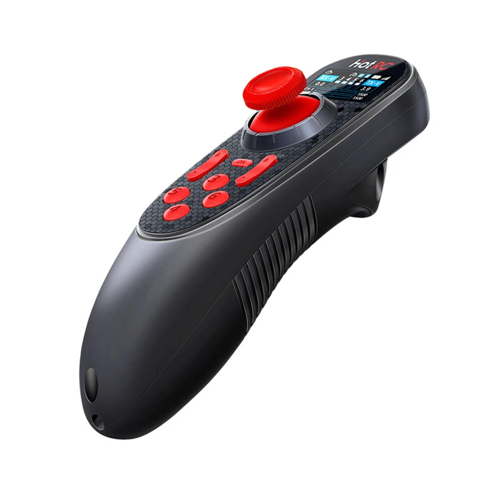 HOTRC DS650 2.4GHz 6CH FHSS Transmitter Color Display Built-in 3.7V 1500mAh Battery Radio Controller With Receiver for RC Car Boat Vehicle Models - Image 4