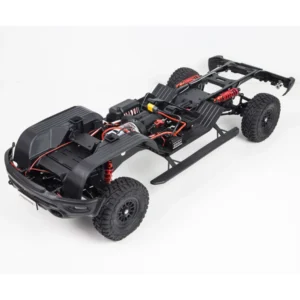 Traction Hobby KM Thunder for Dodge Tyrannosaurus RAM 1500 Licensed 1/8 2.4G 4WD/RWD/FWD RC Car Brushed/Brushless Rock Crawler Two Speed Off-Road Climbing Pickup Truck LED Light Mountain Vehicles Models Simulation Electric Remote Control Toys
