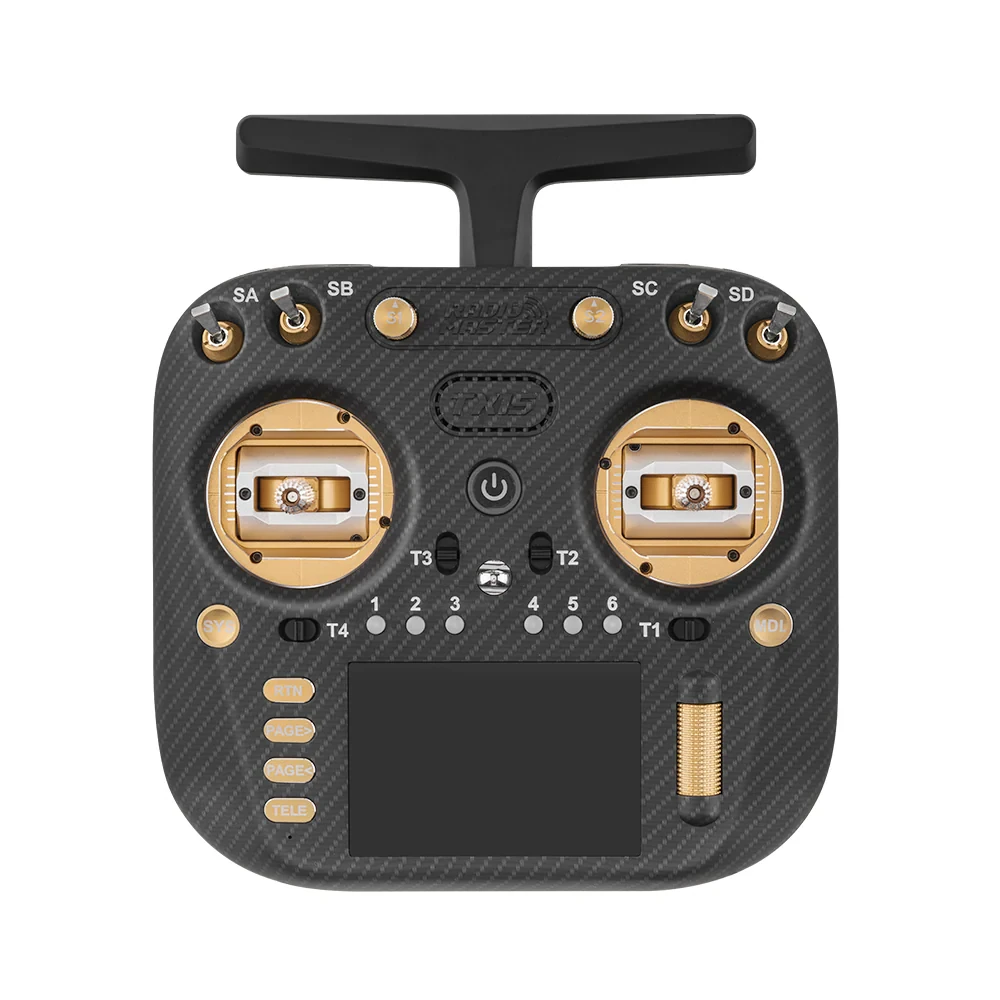 Radiomaster TX15 Max Built-in 2.4GHz/900MHz ELRS 16CH Radio Controller with AG02 CNC Hall Gimbal 3.5-Inch High-Visibility Color Touchscreen for FPV Racer Drones - Image 3