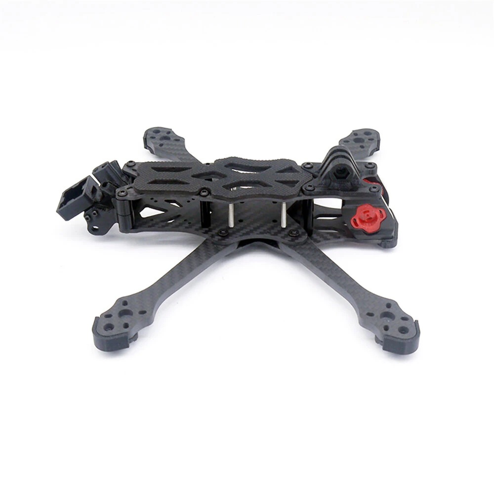 TEOSAW APEX EVO X5/ X5 MAX 5 Inch / X6 /X6 MAX 6 Inch / X7/ X7 MAX 7 Inch X Frame Kit Compatible with DJI O4 Pro FPV Racing Drones - Image 8