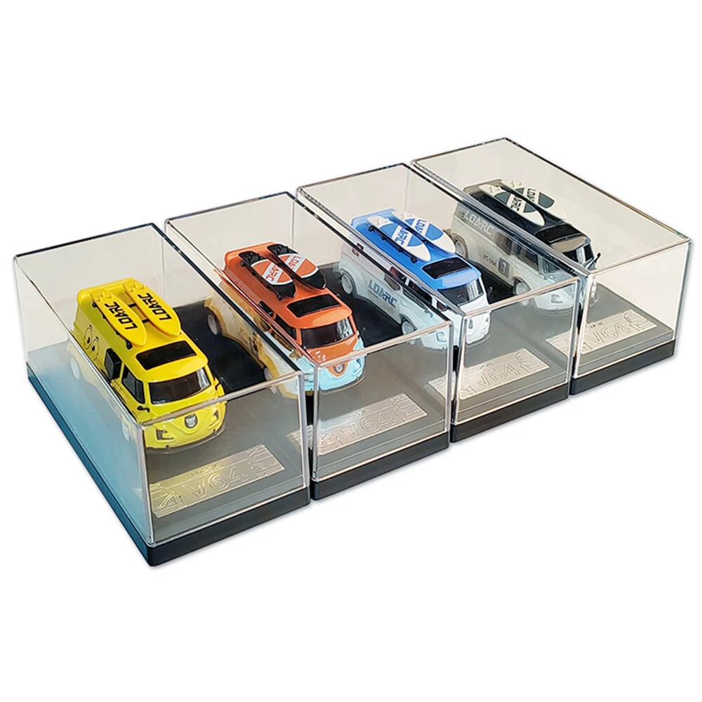 LDARC V64 1/64 2.4G RWD RC Car Mini Drift Flat On-Road LED Lights LC01 Chassis Micro Van Vehicles Models Full Proportional Remote Control Racing Toys 80 Minutes Playing Time - Image 9