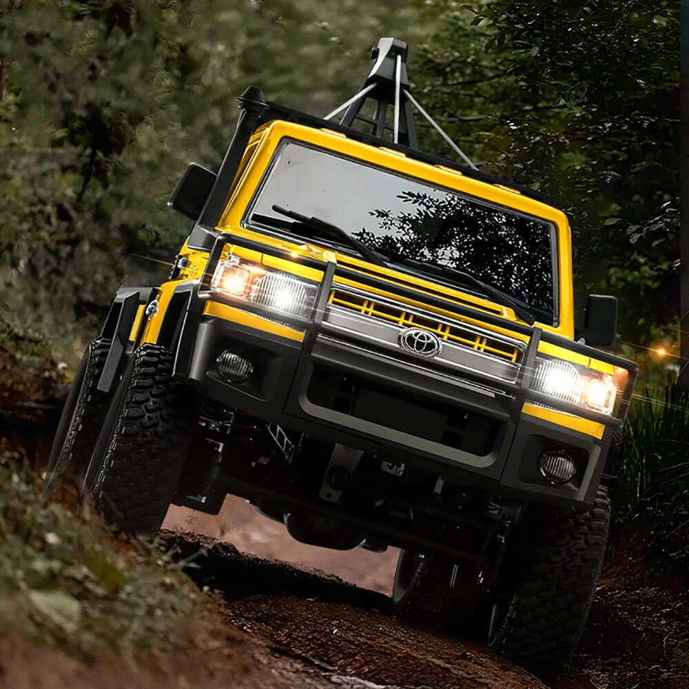 MNRC MN82T 1/12 2.4G 4WD RC Car for TOYOTA LC79 Rock Crawler RTR LED Light Climbing Off-Road Truck Vehicles Models Toys - Image 4