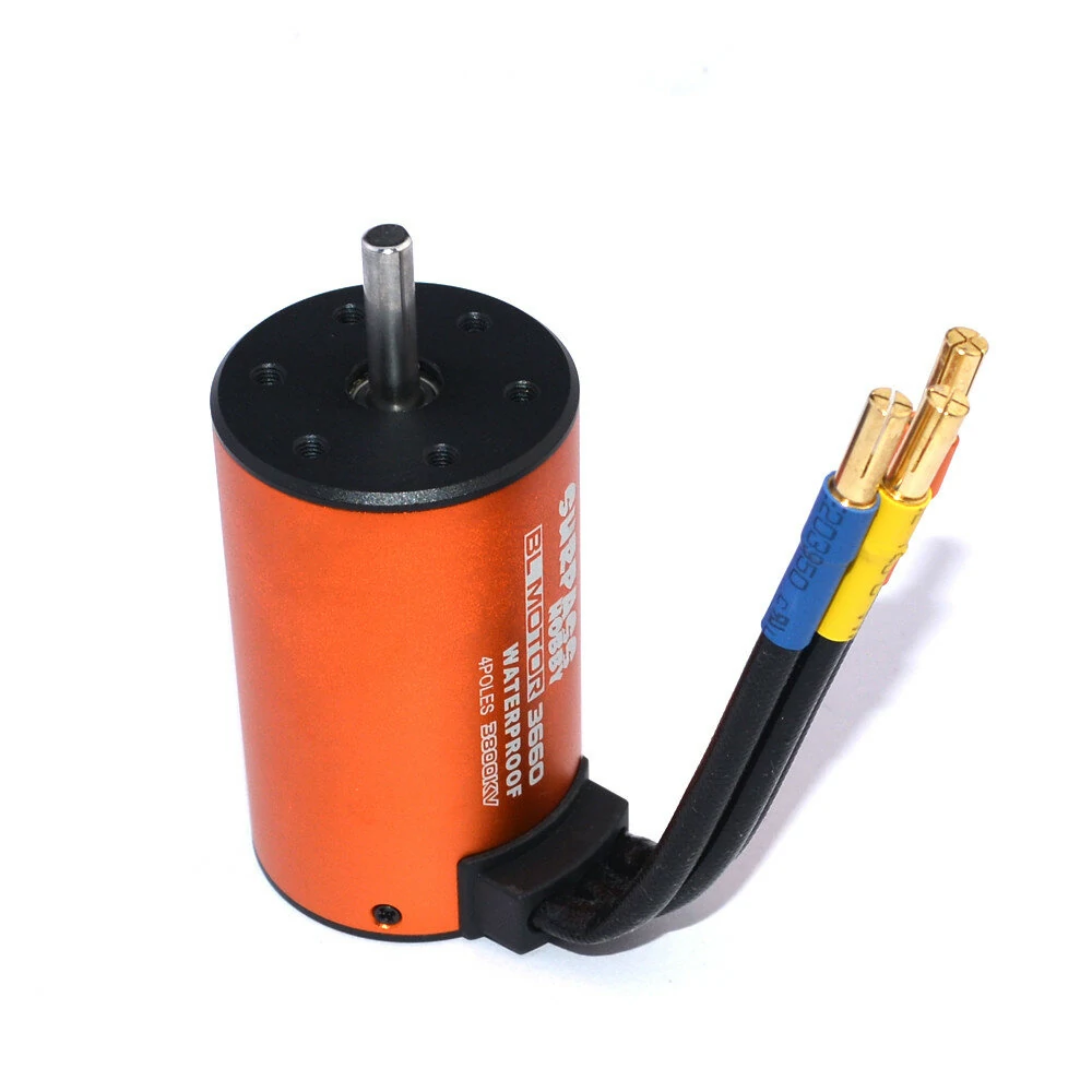 Surpass Hobby 3660 Brushless Waterproof Motor 3300/3800kv for 1/10 RC Car Vehicles Parts - Image 2