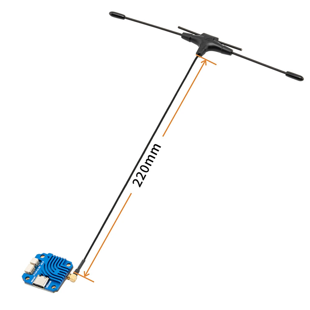 BAYCKRC UR1000 2.4GHz/868MHz/900MHz Dual Band 1000mW RX Receiver for RC FPV Racing Drone RC Airplane - Image 6