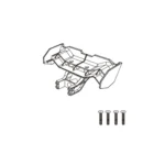 MJX 14210 RC Car Head-up Wheel Tail Spolier Spart Parts 14120 1412A