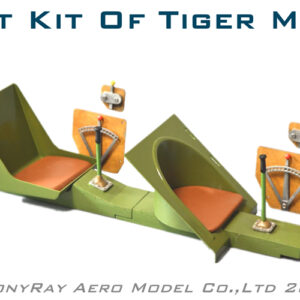 Tony Ray's Aero Model DH.82 Tiger Moth 1/6 Balsawood 1500mm Wingspan RC Airplane Spare Part Cockpit Kit