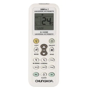 1000 In 1 Universal Air Conditioner Digital LCD Remote Control Low Power Air Conditioning Controller Chunghop K-1028e