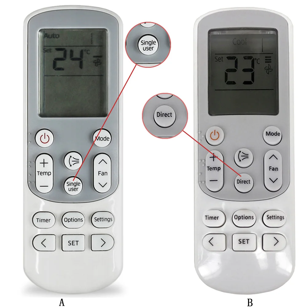 Air Conditioner Remote Control For Samsung DB93-14643 DB93-1463T DB93-1463S DB93-15882Q DB93-14643S A/c Conditioning Controller