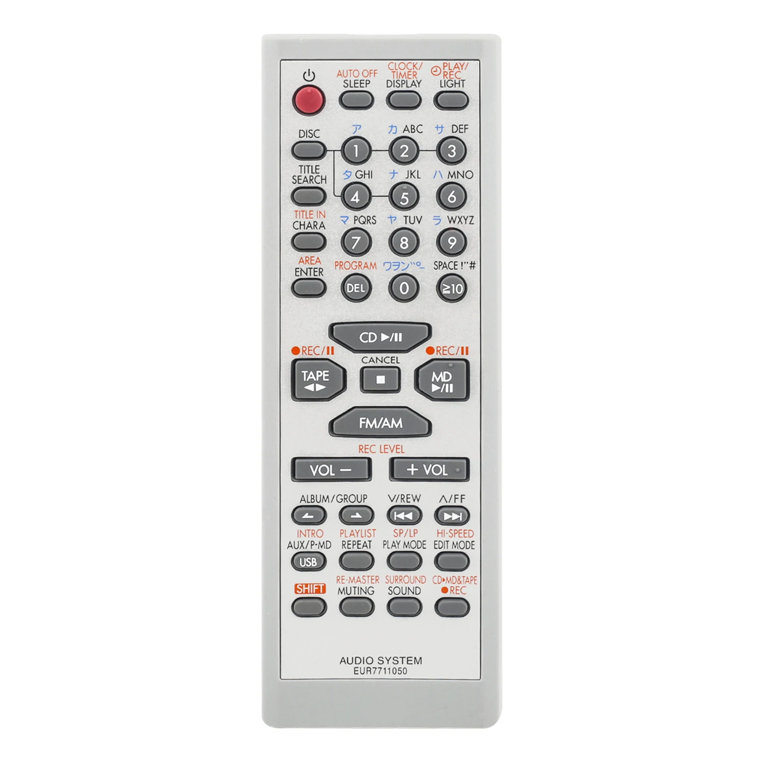 Panasonic DVD Remote Control EUR7711050 EUR7711080 - Image 3