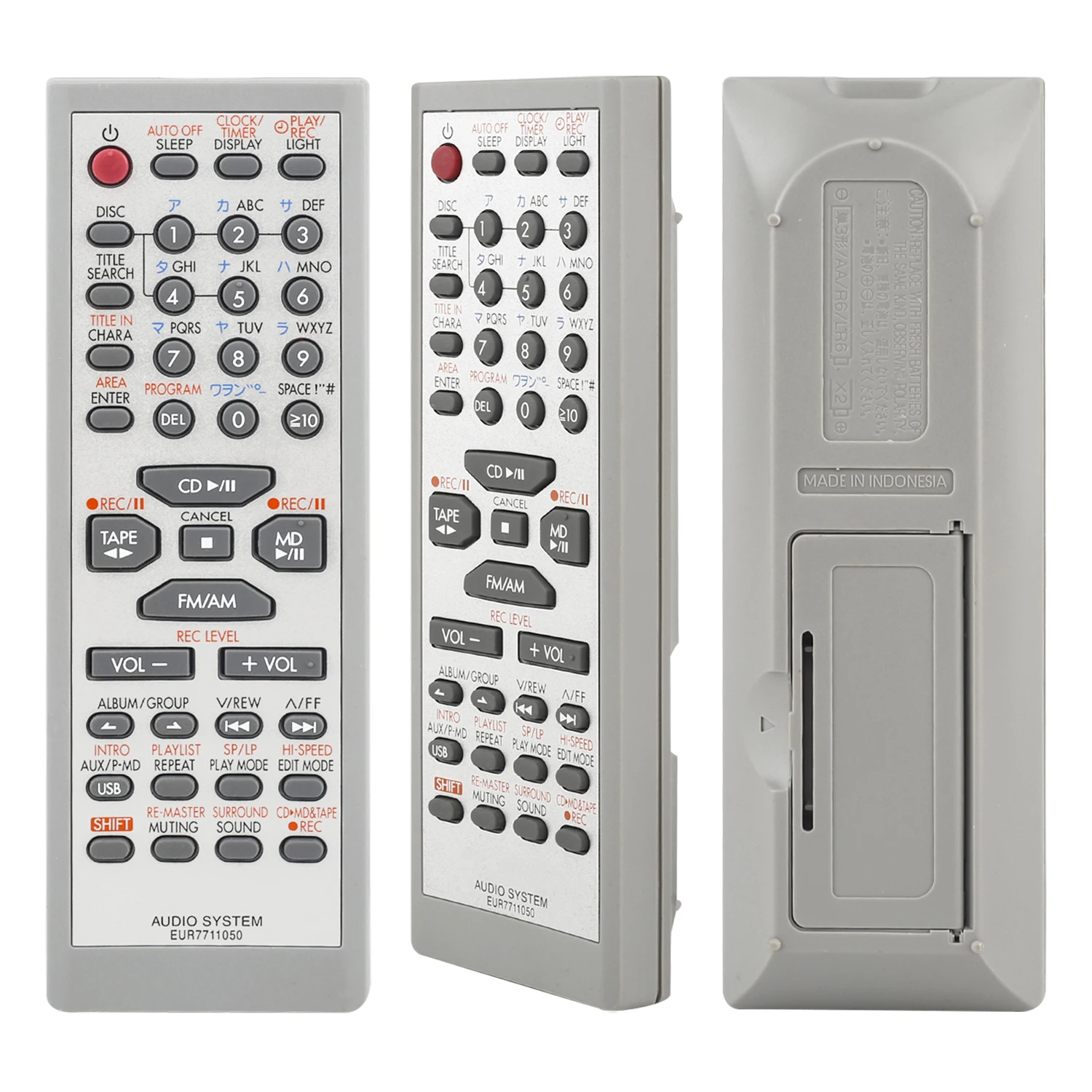 Panasonic DVD Remote Control EUR7711050 EUR7711080