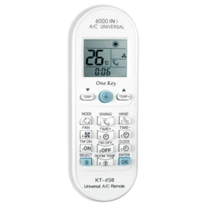 6000 In 1 A/c Universal Remote Control For Toshiba Panasonic Sanyo Fujitsu KT-E08 One Key Series Air Conditioner Conditioning