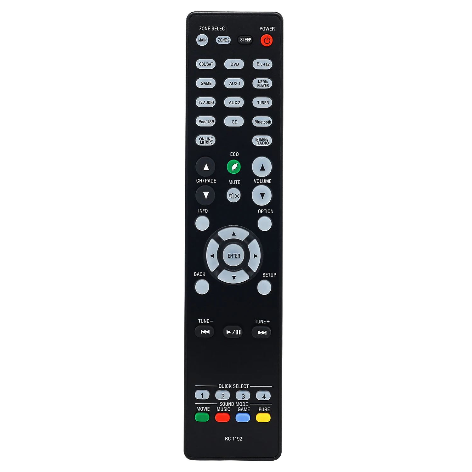 Denon Remote Control RC-1192 - Image 3