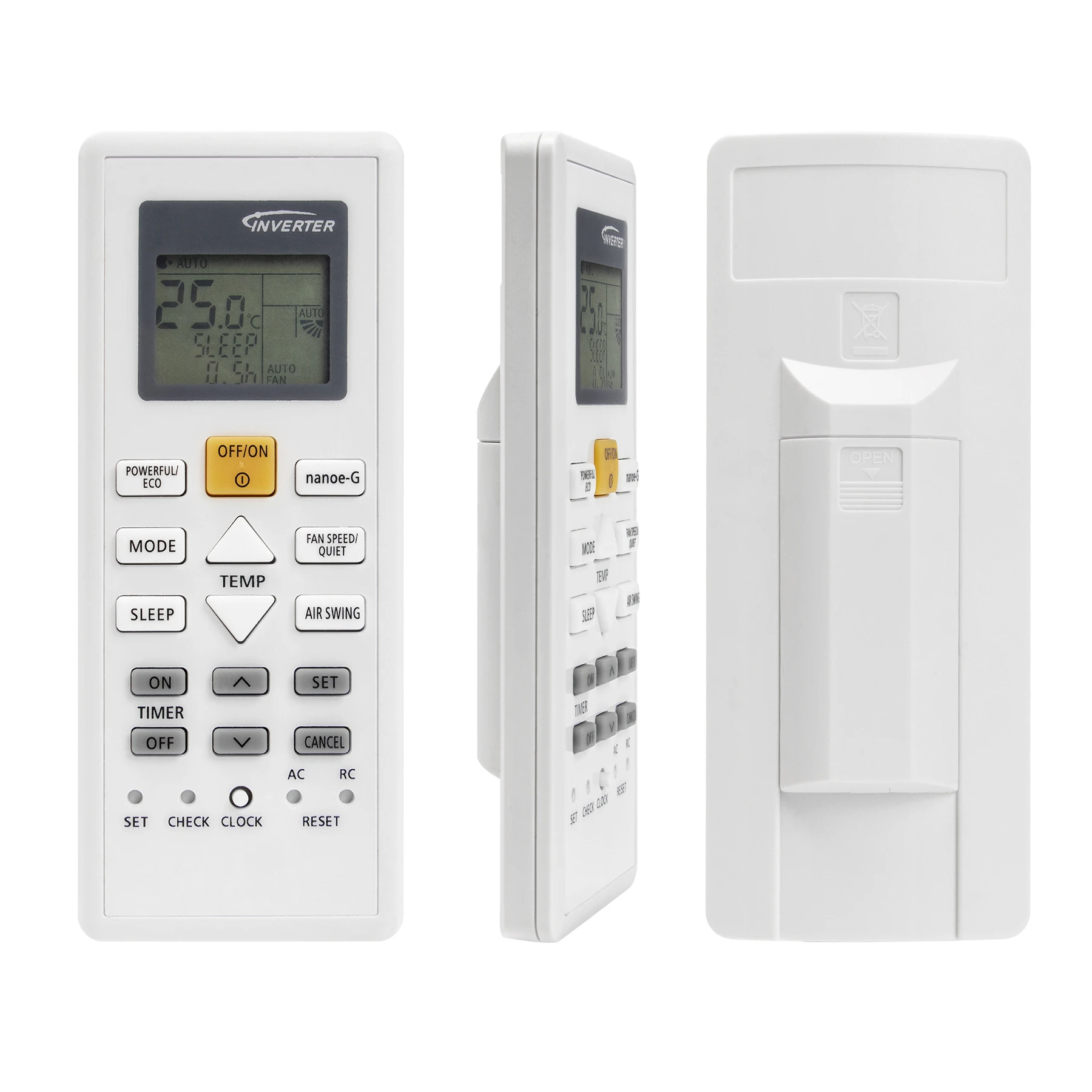 Air Conditioner Remote Control A75c18090 For Panasonic Inverter A/c Conditioning Controller