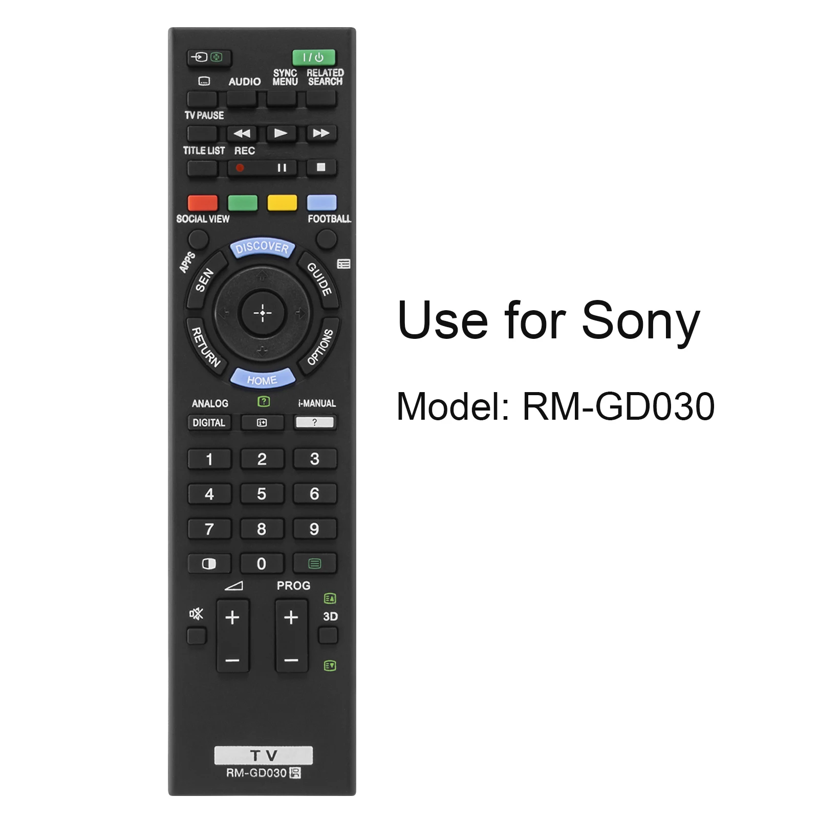 Sony TV Remote Control RM-GD030 RM-GD023 RM-GD031 - Image 6