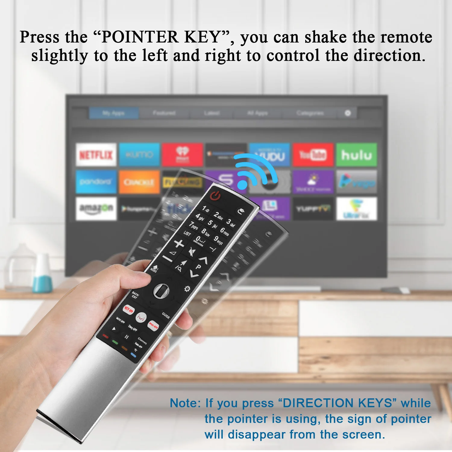 TV Remote Control Universal 2.4G Magic Mouse Remote Contro - Image 2