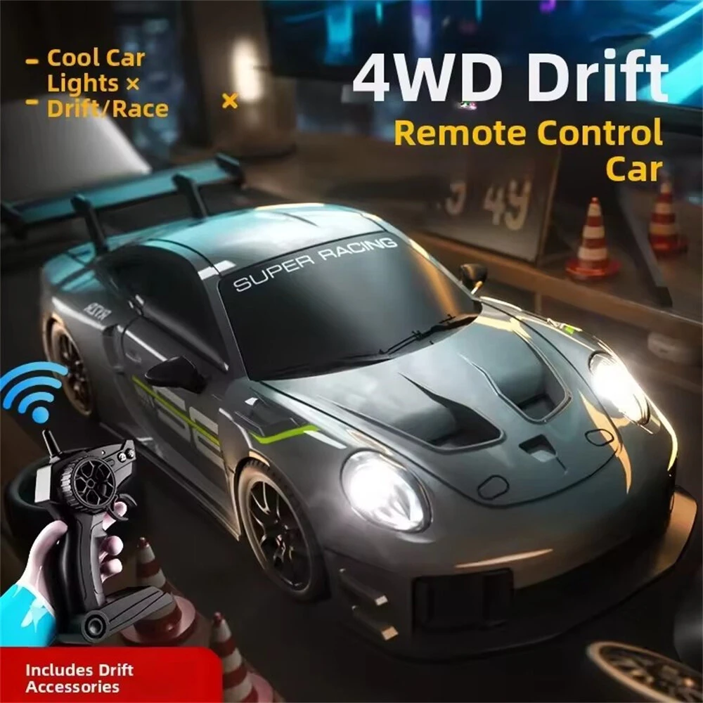 2502A RTR 1/20 2.4G 4WD Drift RC Car Mini LED Light Remote Control High Speed On-Road Racing Vehicle Model Boys Gifts Toys - Image 4