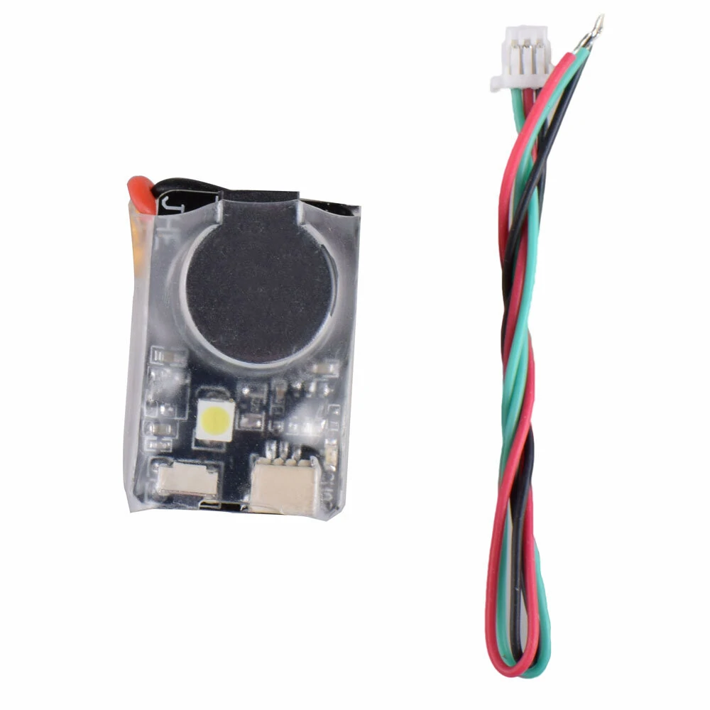 JHE42B 110DBI Finder Buzzer Built-in Battery with LED Light for RC Drone F3 F4 F7 Flight Controller - Image 2
