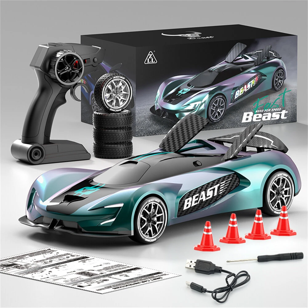 ZLL SG208 PRO RTR 1/24 2.4G 4WD Drift RC Car High Speed 360 Rotation Music Stunt LED Light On-Road Racing Vehicles Models Toys