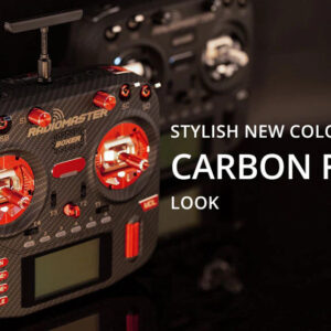 RadioMaster Boxer Remote Control Carbon Fiber Faceplate Set Replacement Part