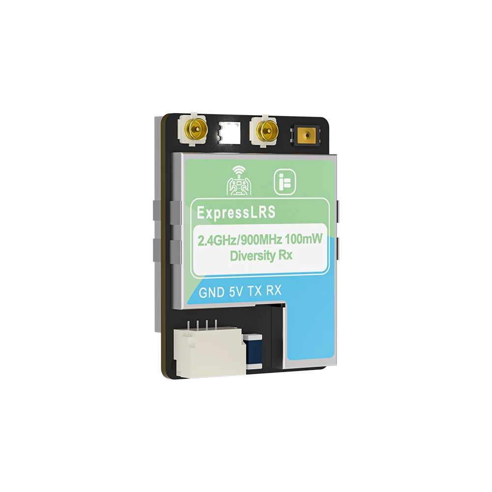 iFlight ExpressLRS 2.4GHz/900MHz ELRS 100mW Dual-Band True Diversity RX Receiver with Dual Antenna Support Gemini / True Diversity / Gemini Xrossband for FPV RC Drones - Image 3