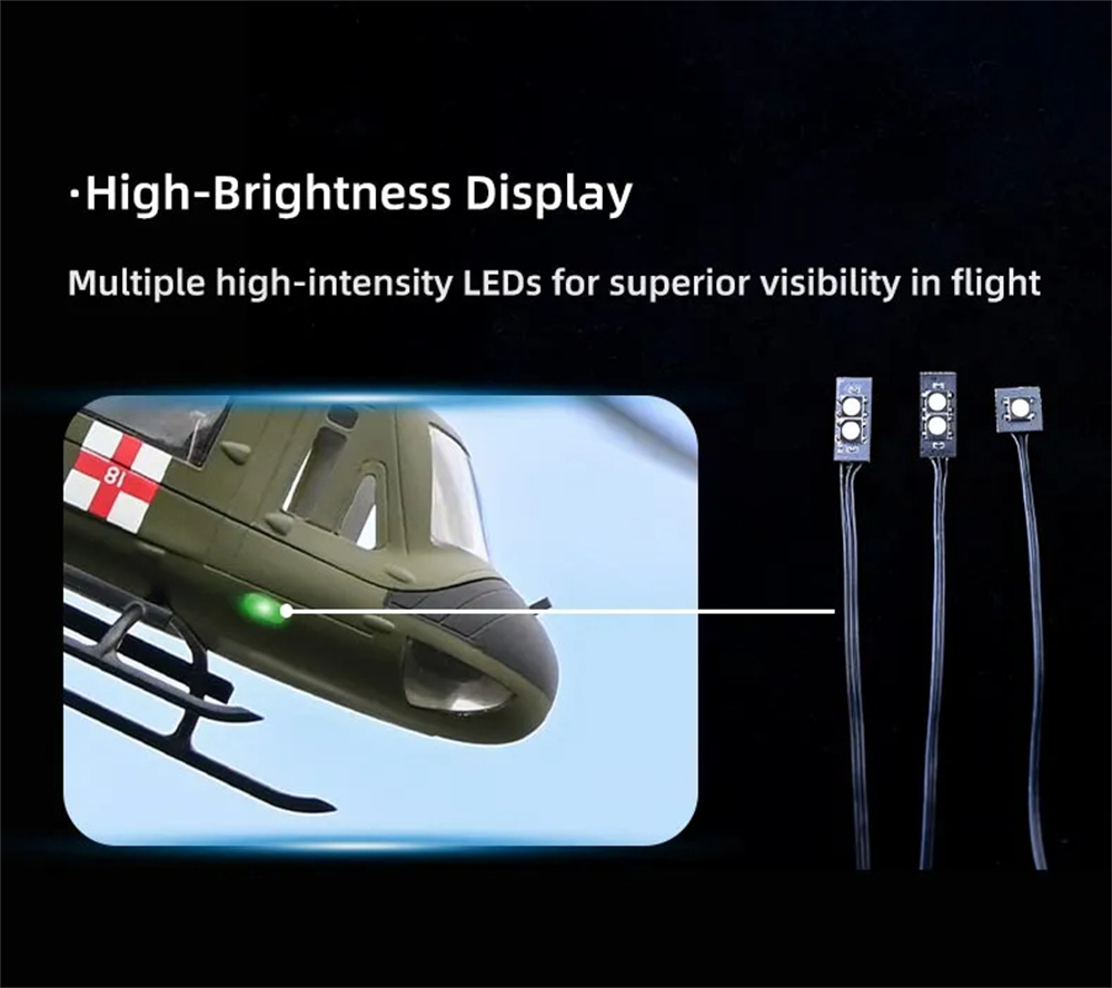 FLY WING Scale LED Light Strip Set Only for ACE SCALE RC Helicopters - Image 2