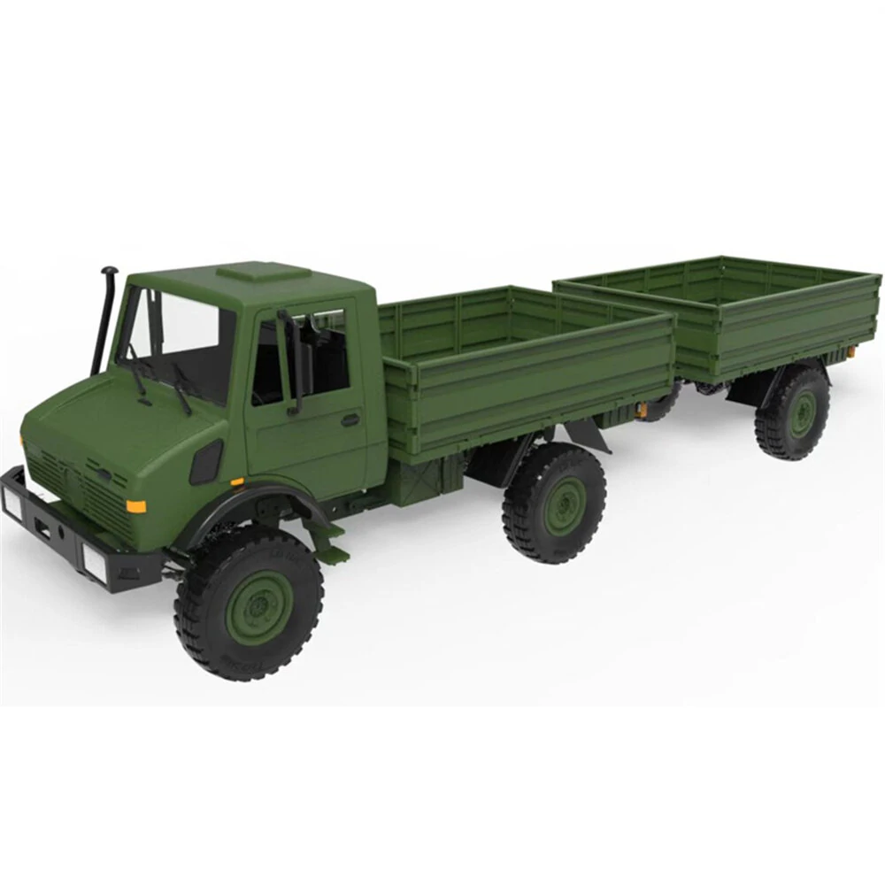LDRC LD-P06 1/12 2.4G 4WD RC Car Unimog 435 U1300RC w/ LED Light Military Climbing Truck Full Proportional Vehicles Models Toys - Image 2