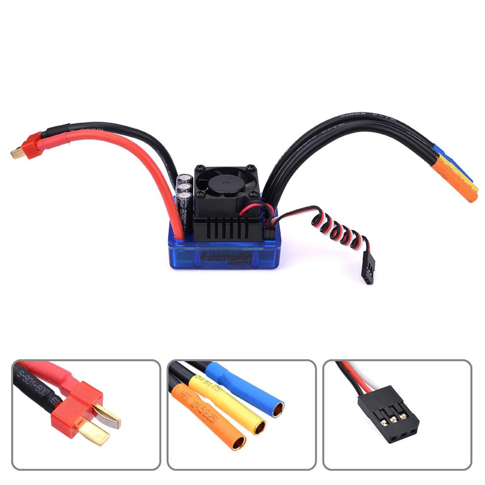 Surpass Hobby 4068 Brushless Waterproof Sensorless Motor 2050KV 120A ESC For 1/8 Cars RC Car Parts - Image 9