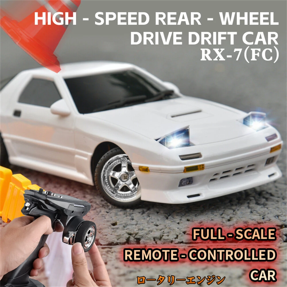 LDRC 1802 RTR 1/18 2.4G RWD RC Car FC Racing Drift Gyro On-Road Full Proportional Vehicles Models Toys - Image 4