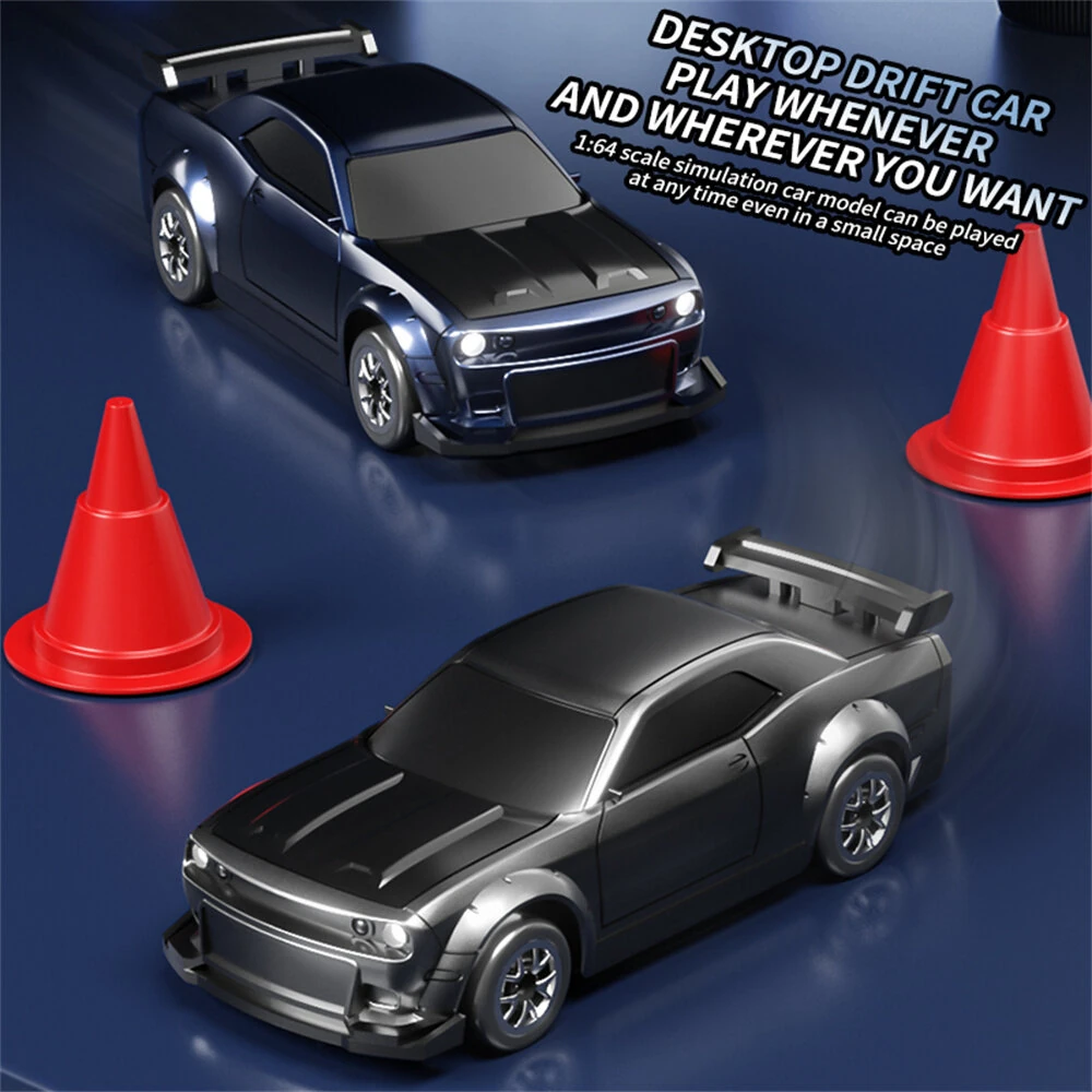 XCL-165 1/64 2.4G 4WD Drift RC Car Mini Racing LED Light Full Proportional Remote Control High Speed On-Road Racing Vehicle Model Boys Gifts Toys - Image 5