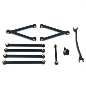 Upgraded Metal Linkage Tie Rods Parts Set for Land Rover D110 Range Discovery FMS FCX24M 1/24 Rock Crawler RC Cars Vehicles Models Spare Accessories
