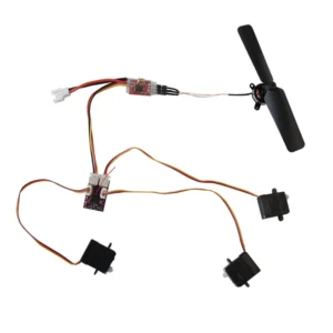 Oversky AP02 Brushless Motor With Receiver Servos Propeller Power System Combo for Indoors RC Airplane Fixed Wing